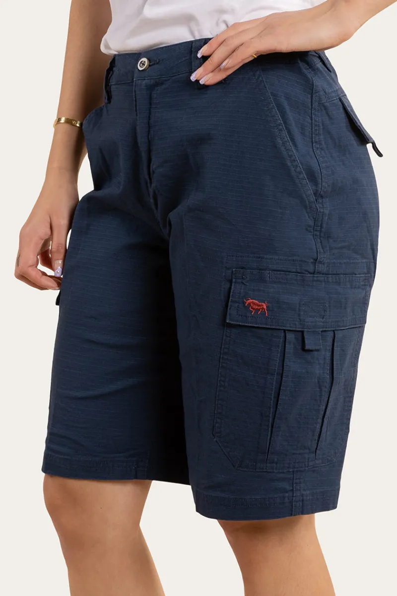 Best Ringers Western Clearwater Womens Ripstop Work Short - Dark Navy