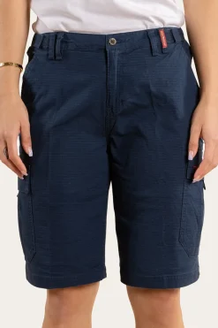 Best Ringers Western Clearwater Womens Ripstop Work Short - Dark Navy