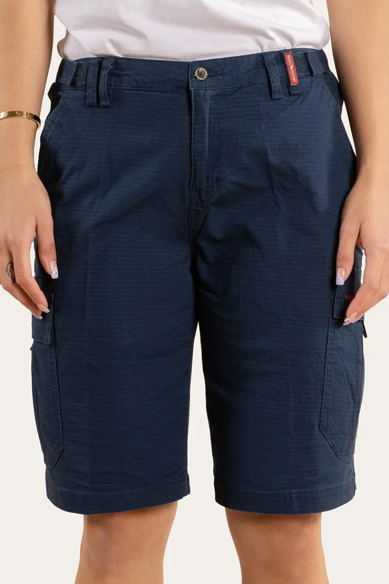 Best Ringers Western Clearwater Womens Ripstop Work Short - Dark Navy