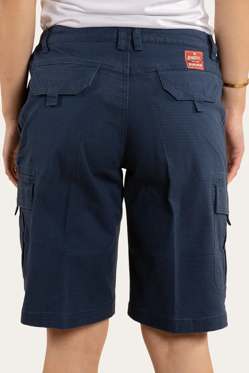 Best Ringers Western Clearwater Womens Ripstop Work Short - Dark Navy