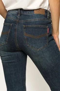 Ringers Western Clermont Womens Low-Rise Jeans - Classic Blue