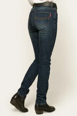 Ringers Western Clermont Womens Low-Rise Jeans - Classic Blue
