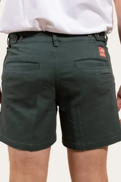 Sale Ringers Western Cloncurry Mens Heavy Weight Work Short - Forest Green