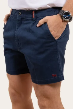Hot Ringers Western Cloncurry Mens Heavy Weight Work Short - Dark Navy