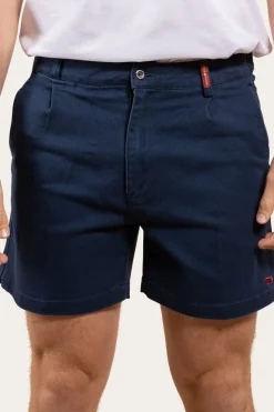 Hot Ringers Western Cloncurry Mens Heavy Weight Work Short - Dark Navy
