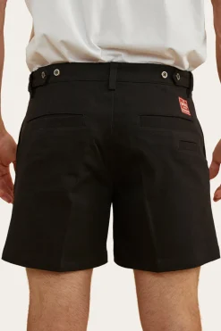 Ringers Western Cloncurry Mens Heavy Weight Work Short - Black