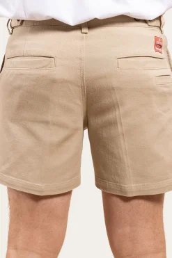 Clearance Ringers Western Cloncurry Mens Heavy Weight Work Short - Camel