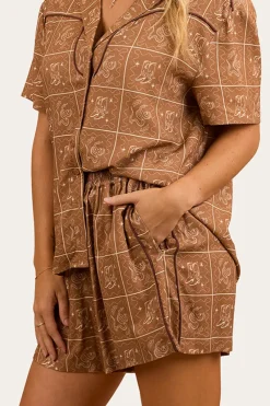 Clearance Ringers Western Cody Womens Short - Almond