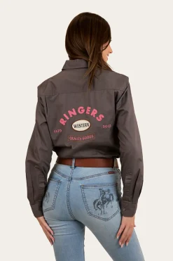 Ringers Western Condora Womens Half Button Work Shirt - Magnum