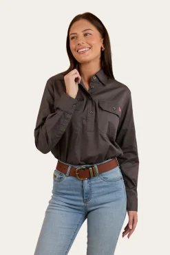 Ringers Western Condora Womens Half Button Work Shirt - Magnum