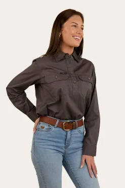 Ringers Western Condora Womens Half Button Work Shirt - Magnum