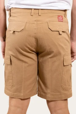 Ringers Western Coober Pedy Mens Ripstop Work Short - Tawny Brown