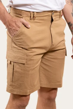 Ringers Western Coober Pedy Mens Ripstop Work Short - Tawny Brown