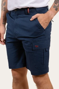 Sale Ringers Western Coober Pedy Mens Ripstop Work Short - Dark Navy