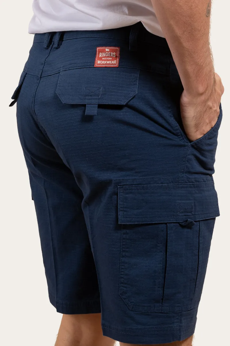 Sale Ringers Western Coober Pedy Mens Ripstop Work Short - Dark Navy