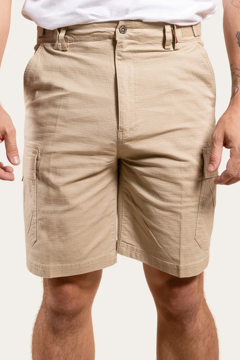 Best Ringers Western Coober Pedy Mens Ripstop Work Short - Camel