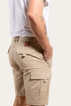 Best Ringers Western Coober Pedy Mens Ripstop Work Short - Camel