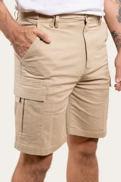Best Ringers Western Coober Pedy Mens Ripstop Work Short - Camel