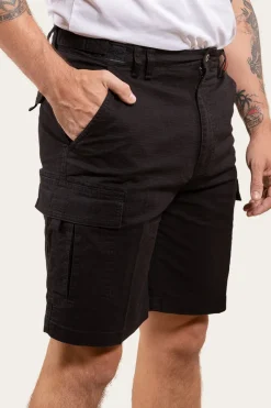 Outlet Ringers Western Coober Pedy Mens Ripstop Work Short - Black