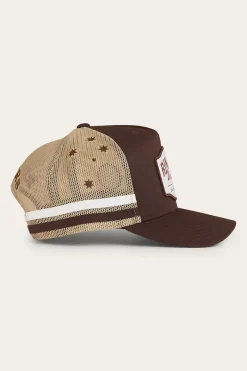 Sale Ringers Western Country Club Deep Fit Trucker Cap - Saddle Brown