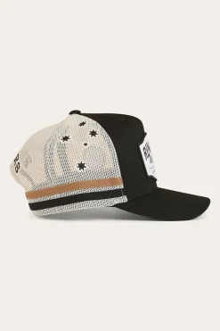 Ringers Western Country Club Deep Fit Trucker Cap - Black