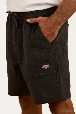 Best Ringers Western Countryside Mens Corduroy Walk Short - Charcoal