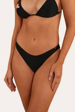 New Ringers Western Cowgirl Womens Hi Cut Bikini Bottom - Black