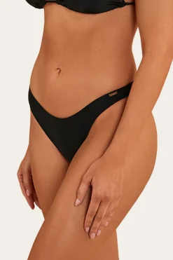 New Ringers Western Cowgirl Womens Hi Cut Bikini Bottom - Black