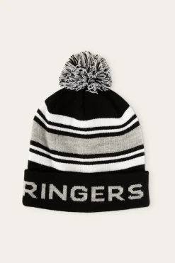 Online Ringers Western Cradle Mountain Beanie - Black/White/Grey