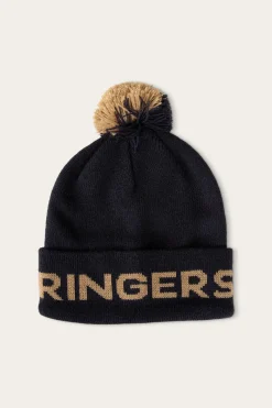Hot Ringers Western Crescent Kids Beanie - Navy
