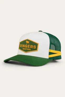 Sale Ringers Western Cunningham Trucker Cap - Lake Green