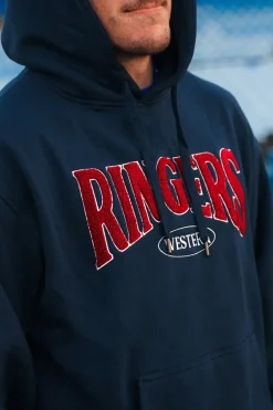 Clearance Ringers Western Daylesford Mens Australia Cotton Fleece - Navy / White