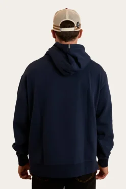 Clearance Ringers Western Daylesford Mens Australia Cotton Fleece - Navy / White