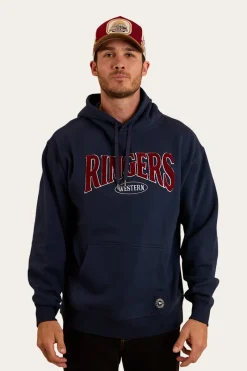 Clearance Ringers Western Daylesford Mens Australia Cotton Fleece - Navy / White