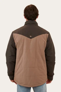 Outlet Ringers Western Dixon Mens Puffer Jacket - Mushroom
