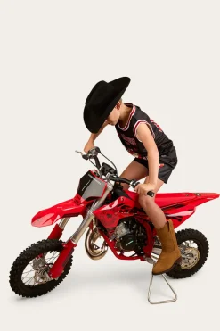 Online Ringers Western Do no Harm Kids Footy Shorts - Black
