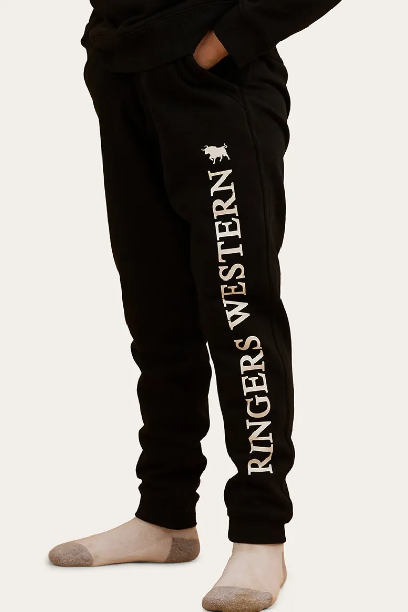 Outlet Ringers Western Durango Kids Trackpant - Black/White
