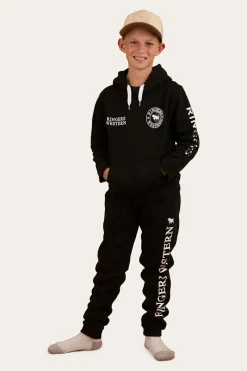 Outlet Ringers Western Durango Kids Trackpant - Black/White