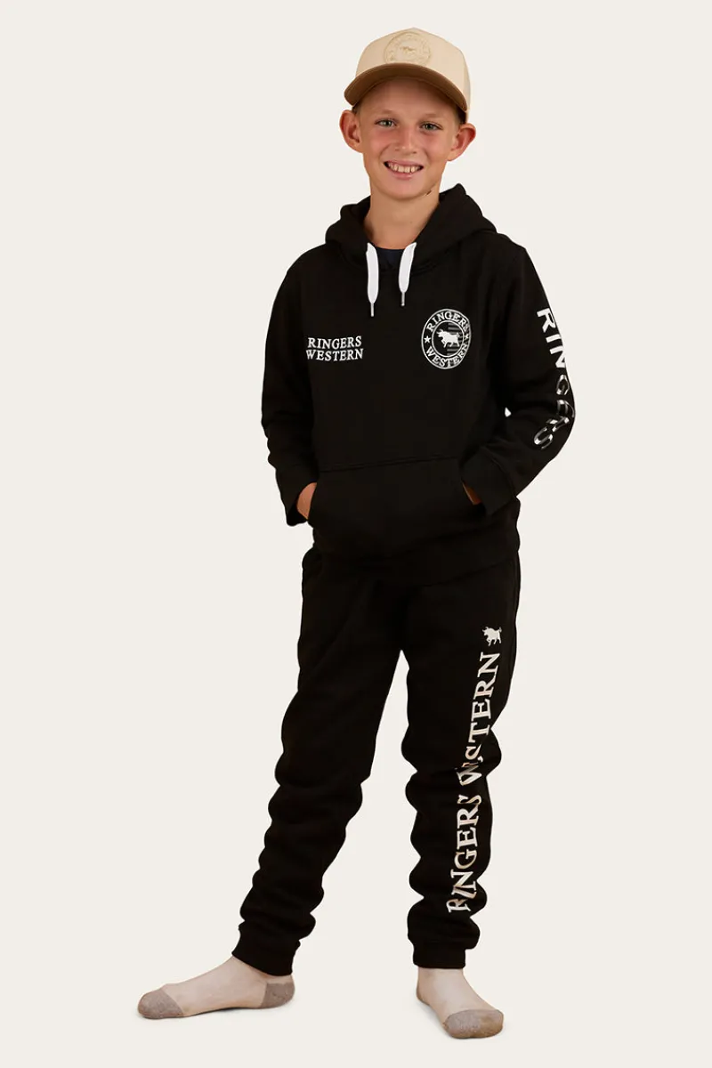 Outlet Ringers Western Durango Kids Trackpant - Black/White
