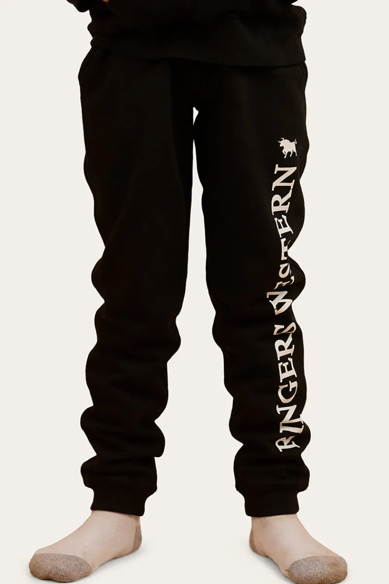 Outlet Ringers Western Durango Kids Trackpant - Black/White