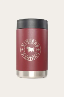 New Ringers Western Escape Can Cooler - Maroon