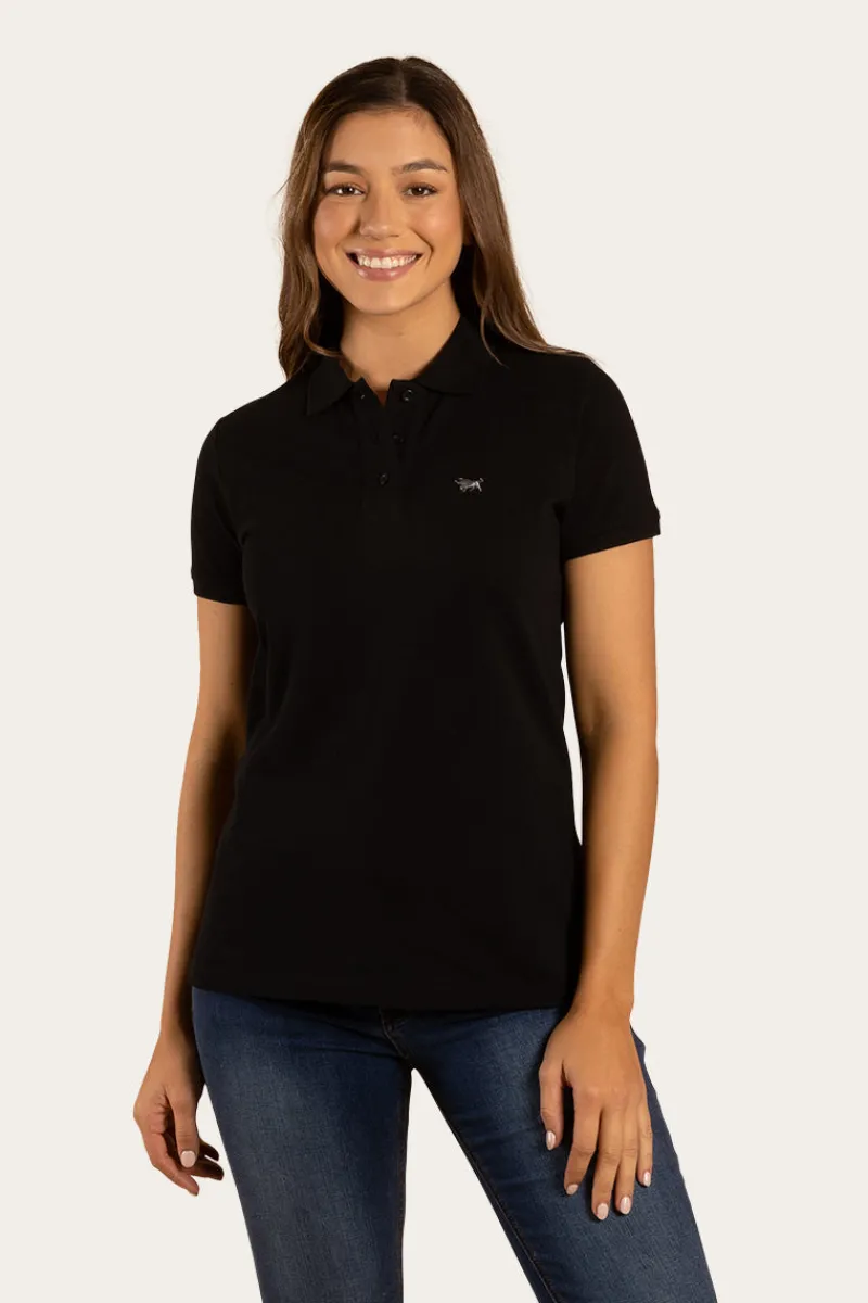 Ringers Western Essential Womens Polo - Black