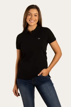 Ringers Western Essential Womens Polo - Black