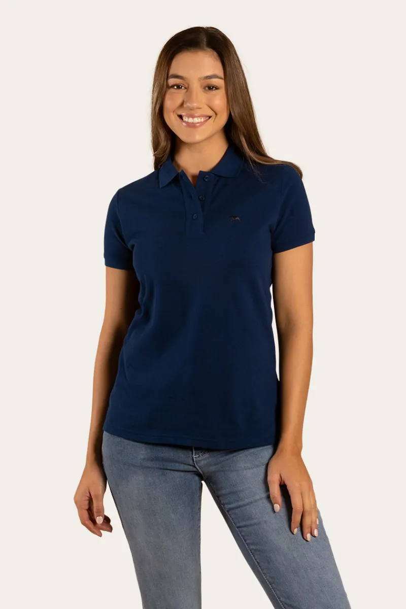 Discount Ringers Western Essential Womens Polo - Navy