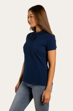 Discount Ringers Western Essential Womens Polo - Navy