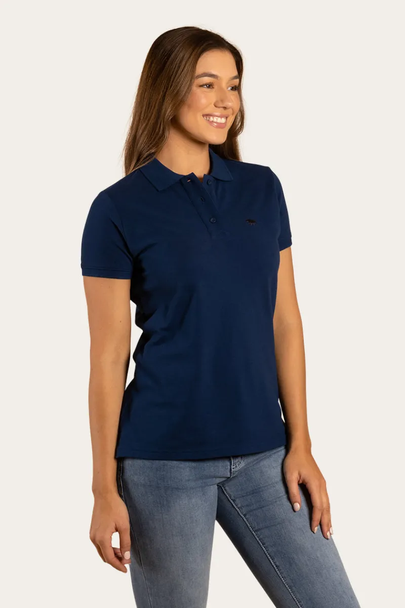 Discount Ringers Western Essential Womens Polo - Navy