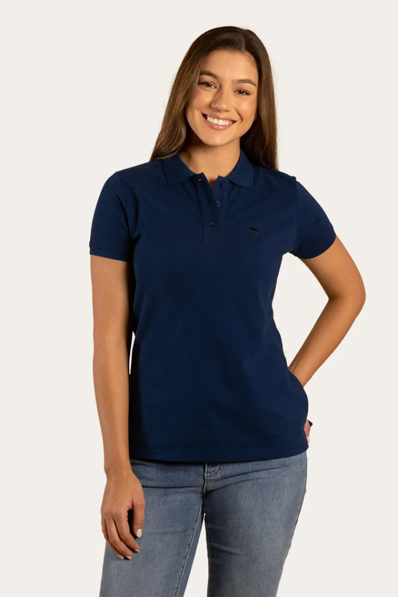 Discount Ringers Western Essential Womens Polo - Navy