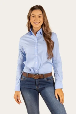Best Ringers Western Faith Womens Dress Shirt - Blue