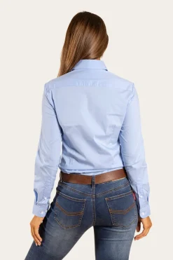 Best Ringers Western Faith Womens Dress Shirt - Blue