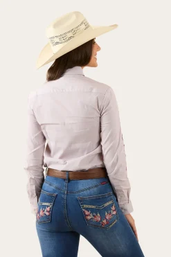 New Ringers Western Faith Womens Dress Shirt - Rose